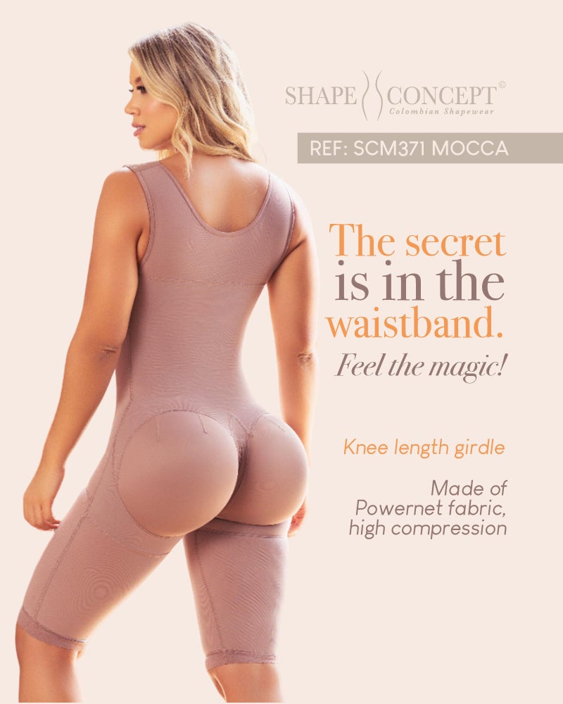 SHAPE CONCEPT 371 Fajas Colombianas Moldeadoras High Compression Full Body Shapewear with Bra Girdle for Women - Image 5